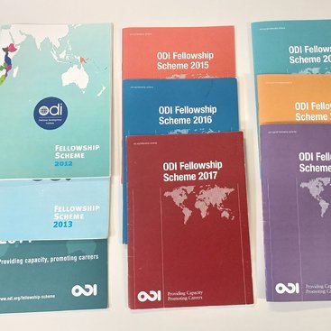 Fellowship Scheme booklets over the years.
